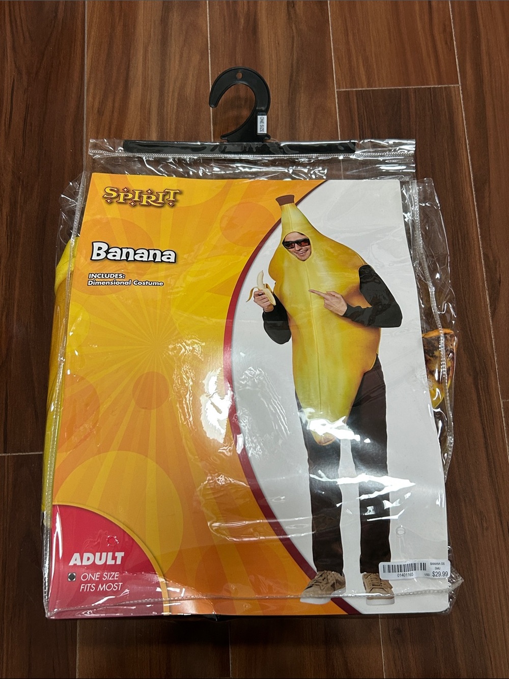 Free with purchase Adult banana costume
